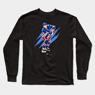 Adam Fox Skates Puck #21 Claw Long Sleeve T-Shirt